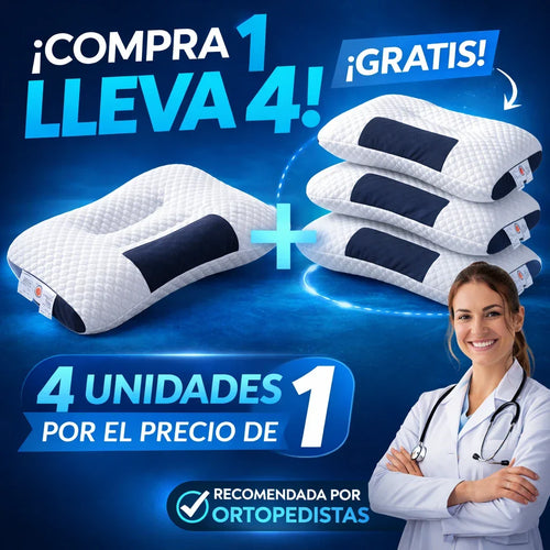 Almohadas Ortopédicas TechConfort - COMPRA 1 Y LLEVA 4